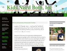 Tablet Screenshot of kidsneedboth.org